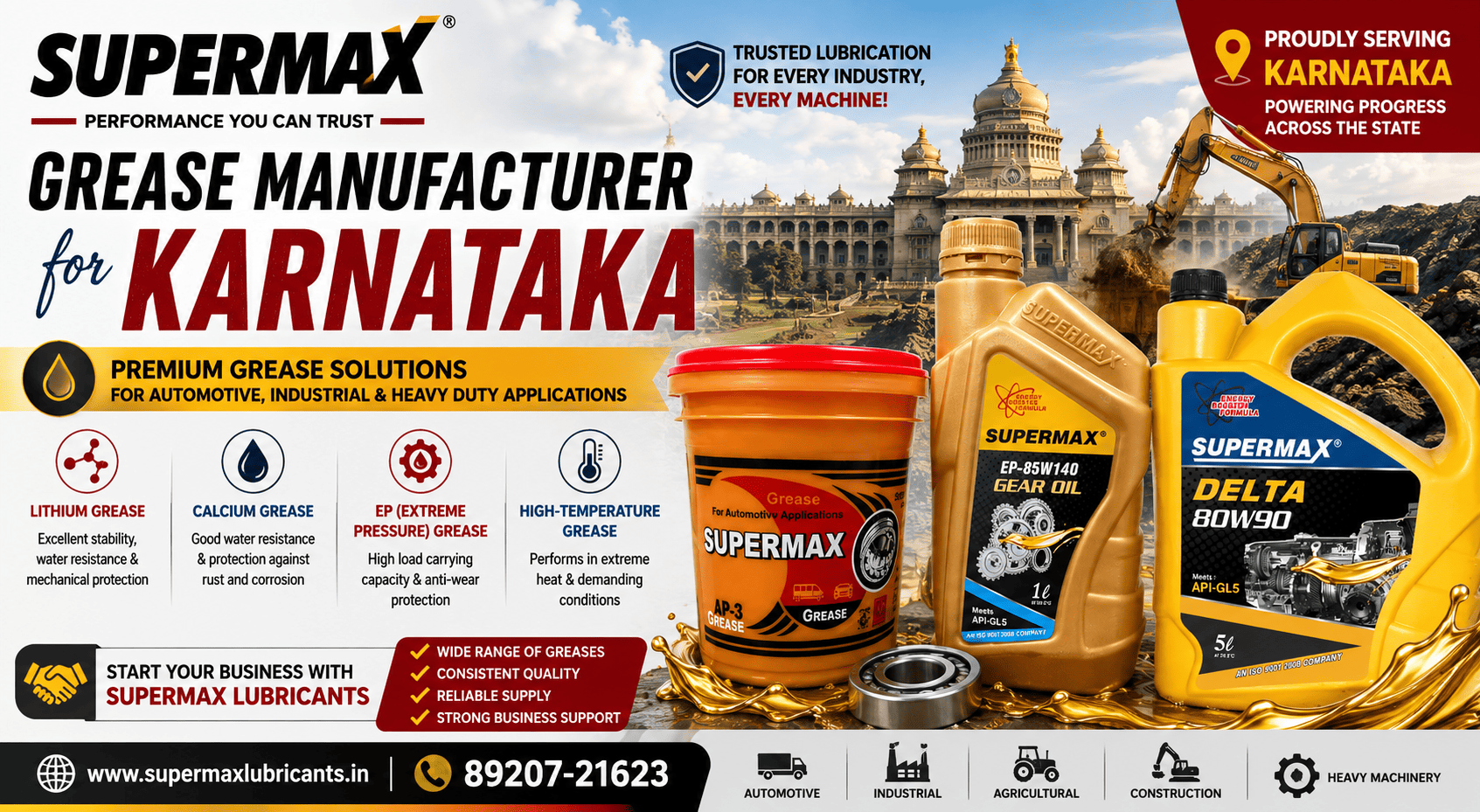 Grease Manufacturer for Karnataka