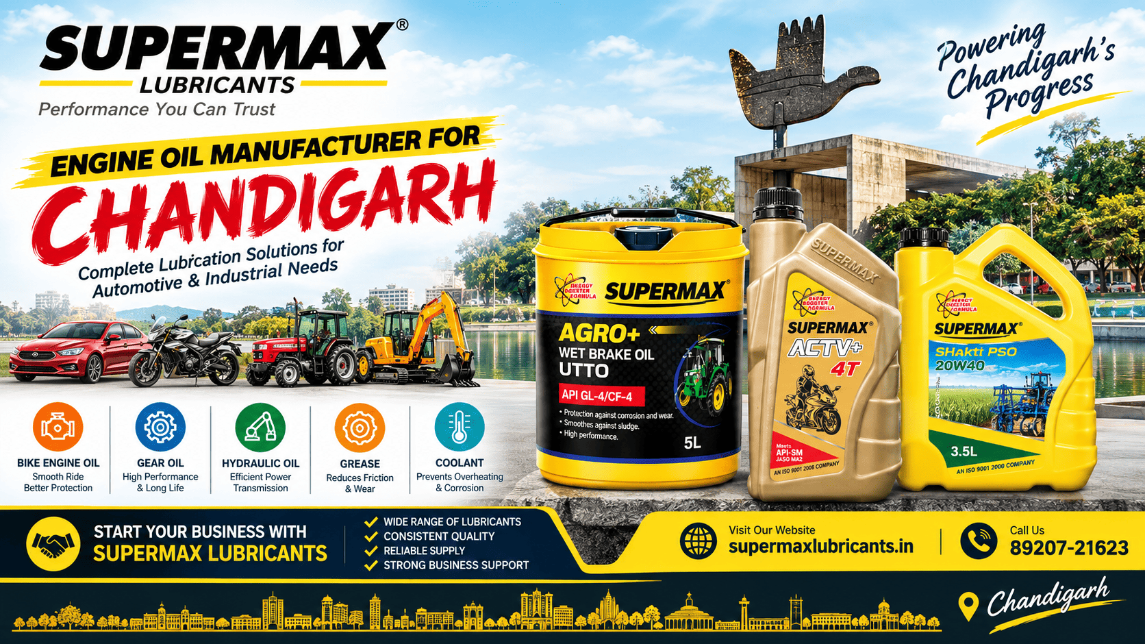 Engine Oil Manufacturer for Chandigarh