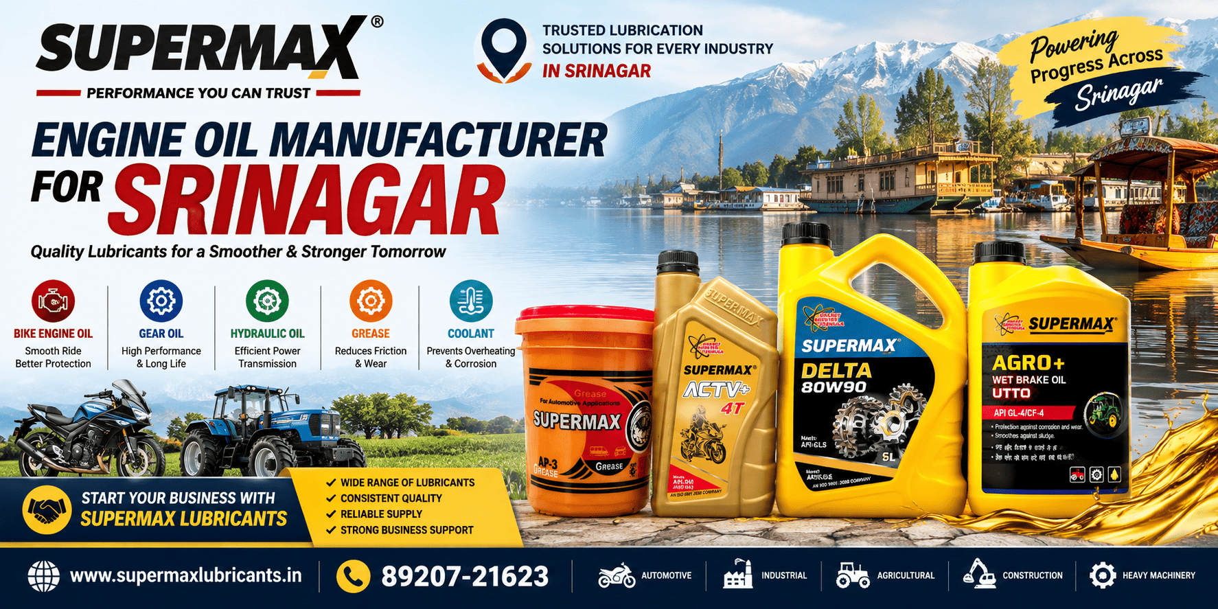 Engine Oil Manufacturer for Srinagar