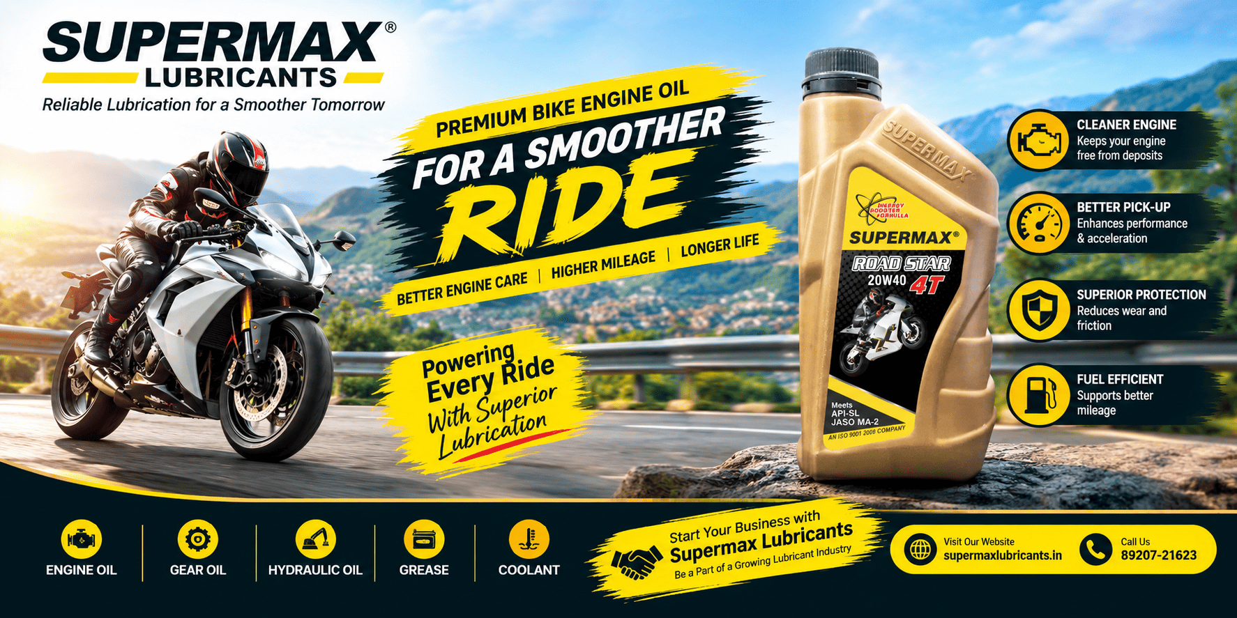 Engine Oil Manufacturer for Bhubaneswar – Supermax Lubricants